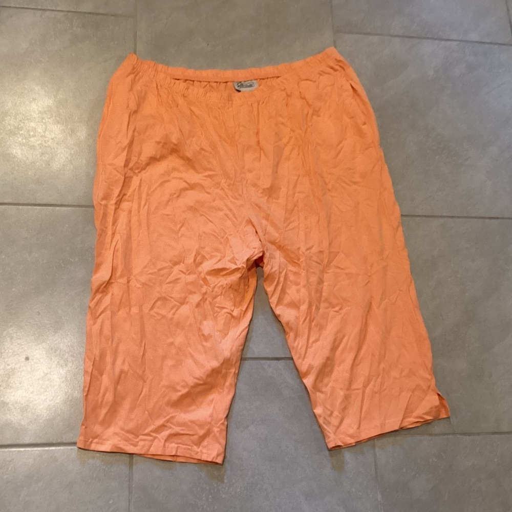 NWOT Easy Essentials Orange Casual Shorts